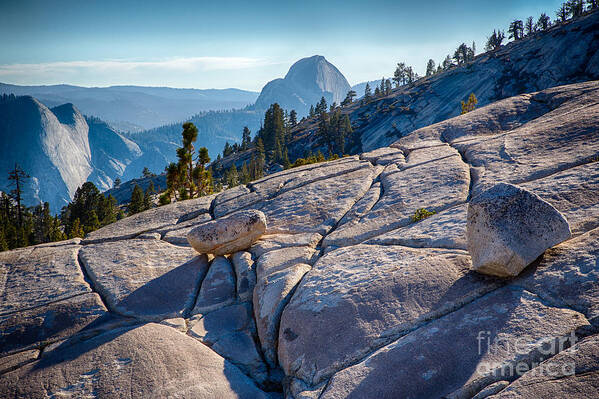 Landscape Poster featuring the photograph The View From Olmstead Point In Yosemite by Mimi Ditchie