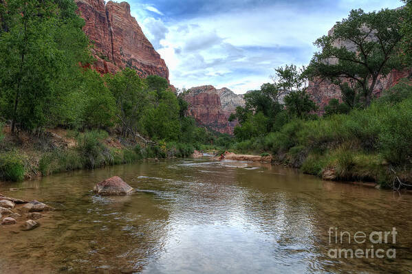 Virgin Poster featuring the photograph The Virgin River by Eddie Yerkish