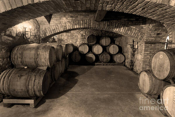 Wine Train Poster featuring the photograph The Wine Cave by Jon Neidert