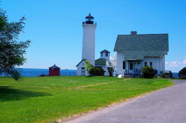 Tibbetts Point Lighthouse Poster featuring the photograph Tibbetts Point Lighthouse by Dave Files