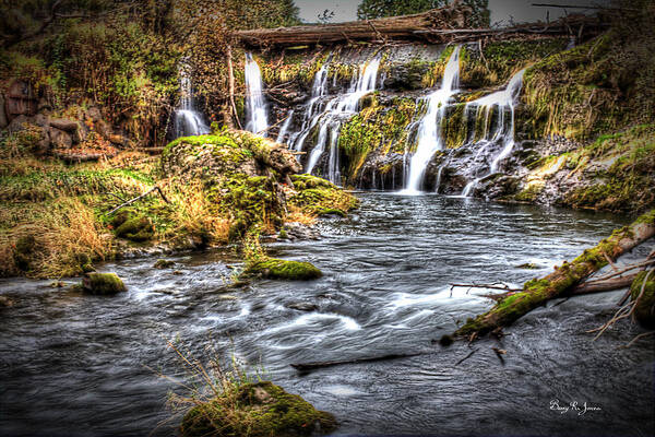 Tumwater Poster featuring the photograph Tumwater Falls by Barry Jones