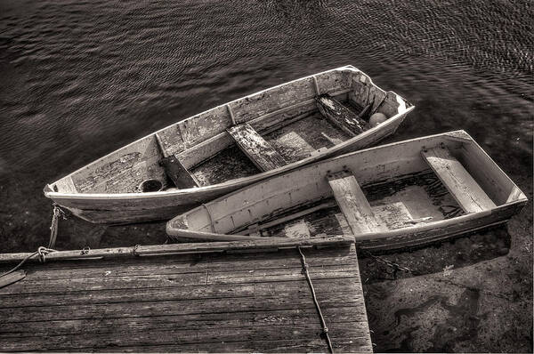 Boats Poster featuring the photograph Two Boats by Fred LeBlanc