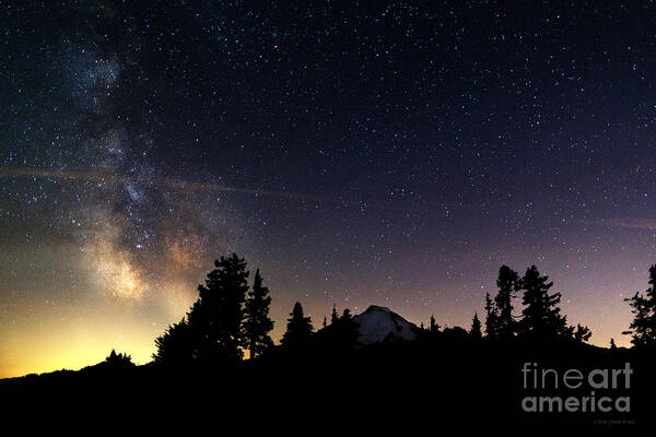 Milky Way Poster featuring the photograph Under the Spell by Beve Brown-Clark Photography