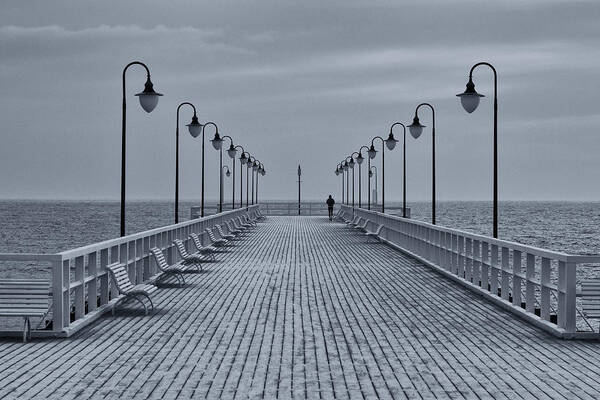 Pier Poster featuring the photograph Untitled by Sergey Davydov