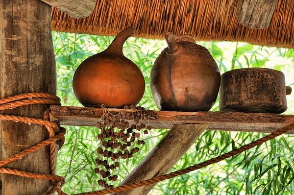 Still Life Poster featuring the photograph Up On A Shelf by Jan Amiss Photography