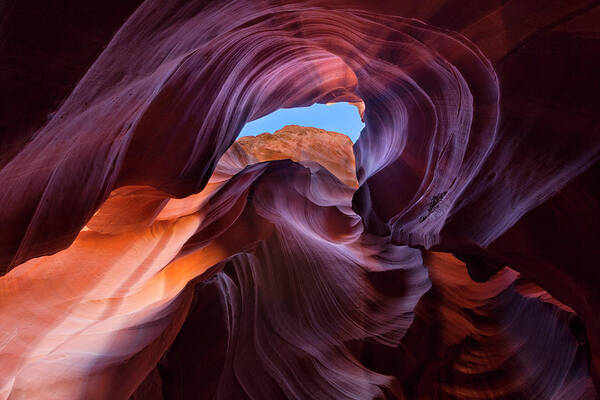 Tranquility Poster featuring the photograph Upper Antelope Canyon, Page, Arizona by Justin Reznick Photography