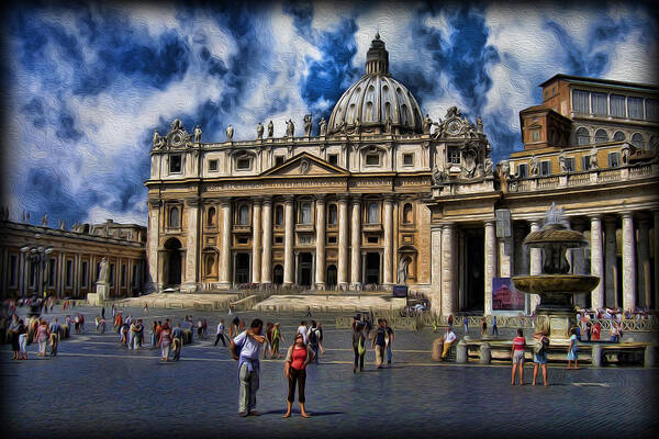 Vatican City Poster featuring the photograph Vatican City - The Bishop of Rome's Home by Lee Dos Santos