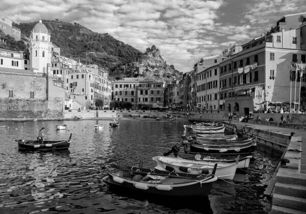 Cinque Terre Poster featuring the photograph Vernazza Harbor by Carl Amoth