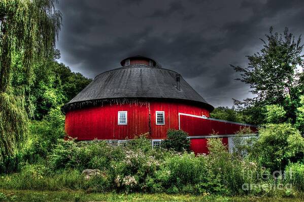 Round Barn Poster featuring the photograph Vernon County Round Barn by Tommy Anderson