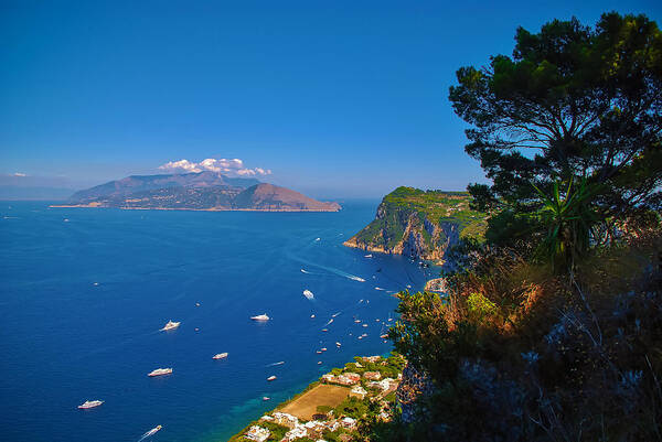 Beach Poster featuring the photograph View from Capri by Dany Lison