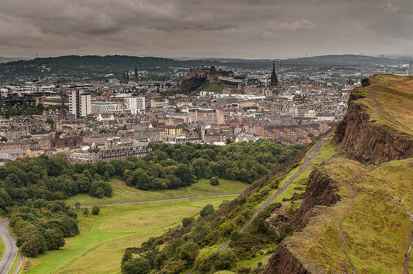 Europe Poster featuring the photograph View to Edinburgh by Sergey Simanovsky