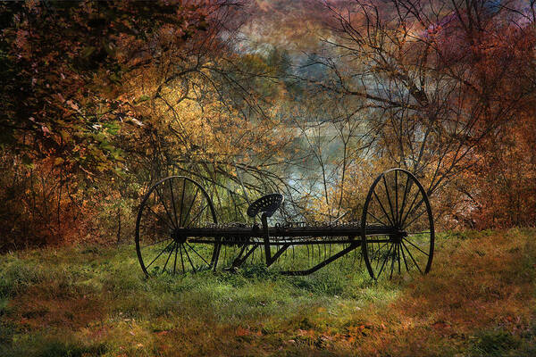 Autumn Poster featuring the photograph Vintage by Kathy Bassett