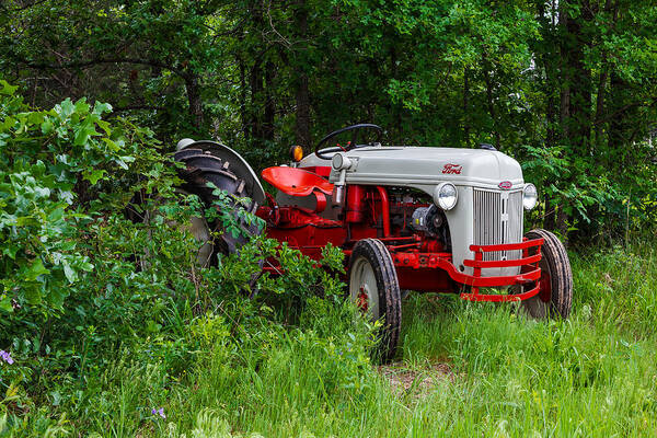 Old Tractor Poster featuring the photograph Vintage Tractor by Doug Long