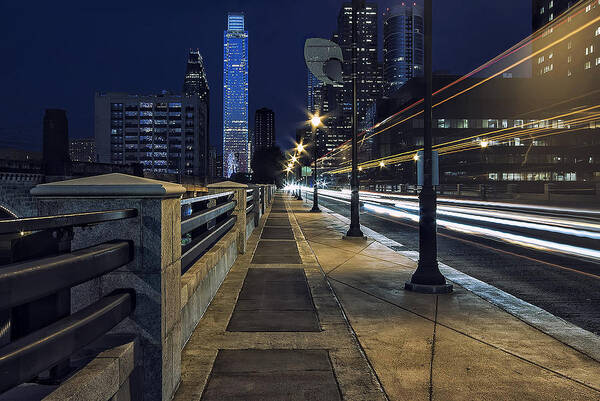 Philadelphia Poster featuring the photograph Warp Speed by Rob Dietrich