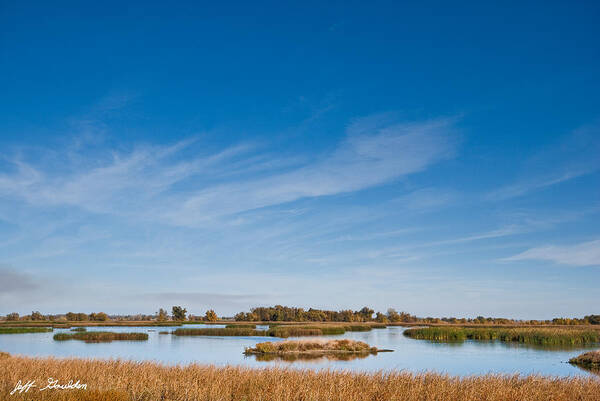 Autumn Poster featuring the photograph Wetland at the Refuge by Jeff Goulden