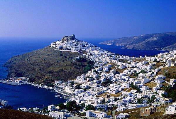 Astypalaia Poster featuring the photograph White gems by Color Version by Aiolos Greek Collections