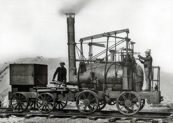 Science Poster featuring the photograph William Hedley, Puffing Billy, 19th by Science Source