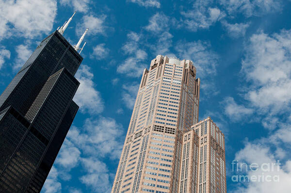 Chicago Downtown Poster featuring the photograph Willis Tower by Dejan Jovanovic