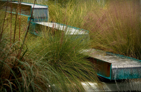 Fountain Poster featuring the photograph Wind Mark Beach Fountain by Debra Forand