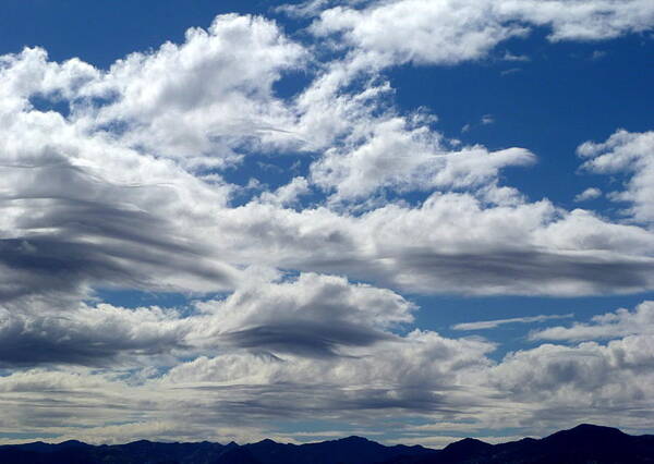 San Luis Reservoir Poster featuring the photograph Winter Clouds Over San Luis Reservoir by Amelia Racca