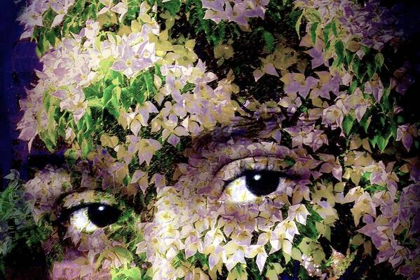 Eyes Poster featuring the photograph With Dogwood by Jodie Marie Anne Richardson Traugott     aka jm-ART
