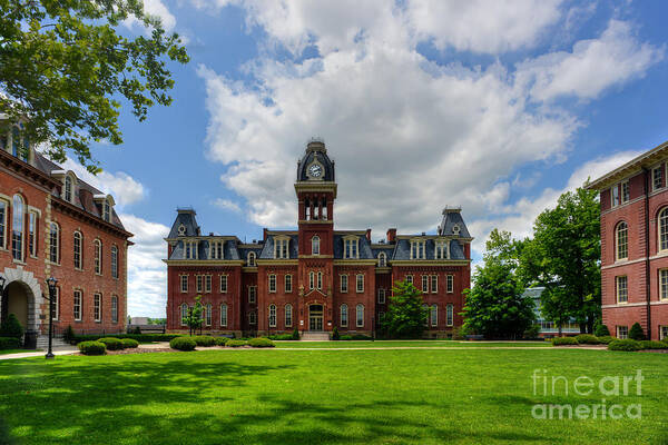 Woodburn Hall Poster featuring the photograph Woodburn Hall early afternoon summer day by Dan Friend