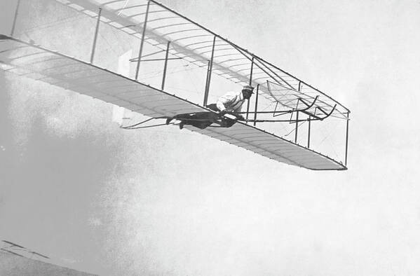Aeroplane Poster featuring the photograph Wright Brothers' Glider by Us Air Force/science Photo Library