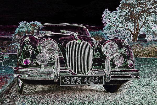 Car Poster featuring the photograph XK Dream Car by Rosemary Calvert
