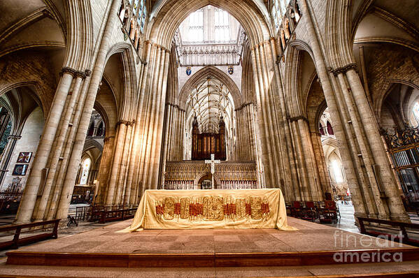 Cathedral Poster featuring the photograph York Minster IIII by Jack Torcello