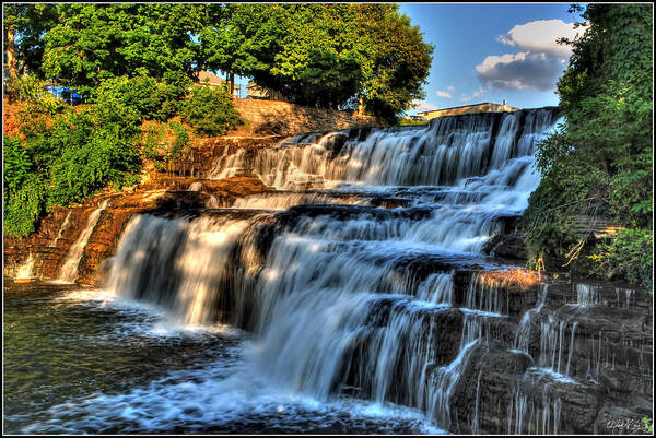  Poster featuring the photograph 0006 Glen Falls Williamsville NY by Michael Frank Jr