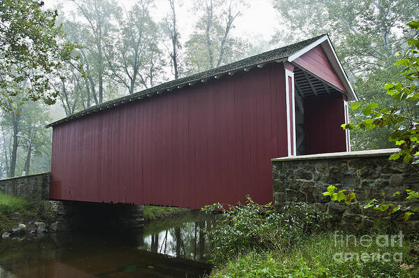 Ashland Poster featuring the photograph Ashland Covered Bridge #1 by John Greim