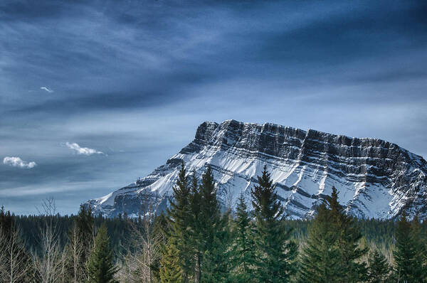 Alberta Poster featuring the photograph Canadian Rockies 12810 #2 by Guy Whiteley