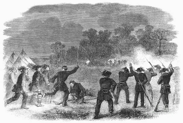 1861 Poster featuring the photograph Civil War: Garibaldi Guard #1 by Granger