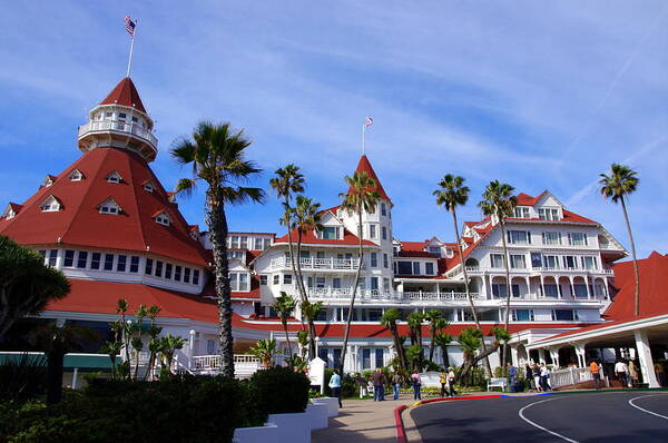San Diego Poster featuring the photograph Hotel Del Coronado #1 by Jeff Lowe
