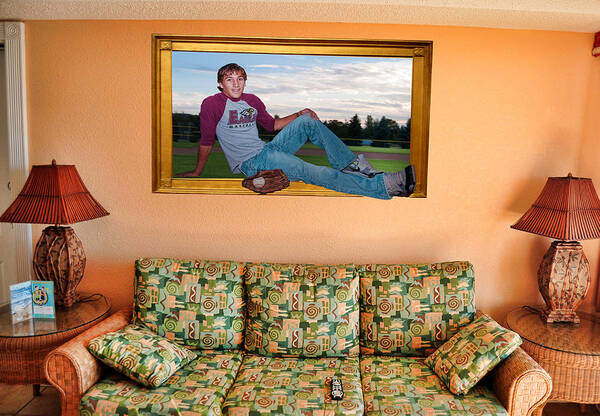  Poster featuring the photograph livingroom OOF #1 by Joe Granita