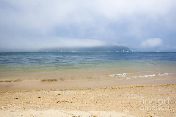 Mist Poster featuring the photograph Mist over Pittwater #1 by Sheila Smart Fine Art Photography