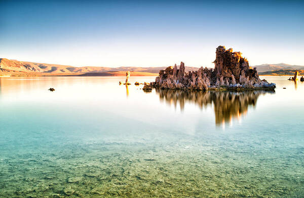 Mono Lake Poster featuring the photograph Mono Lake Sunrise #1 by Tanya Harrison