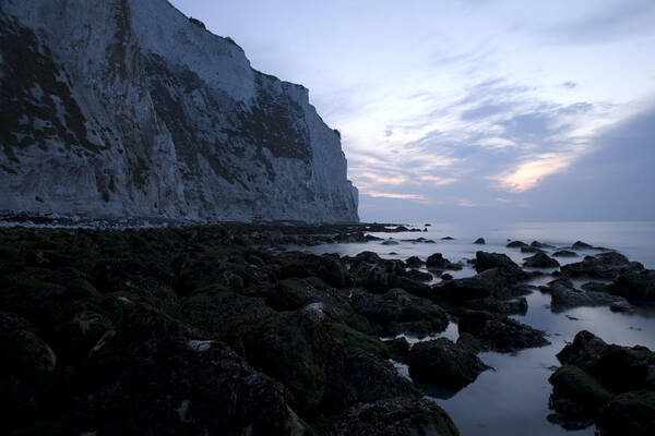 Dover Poster featuring the photograph Morning at the White Cliffs of Dover #1 by Ian Middleton