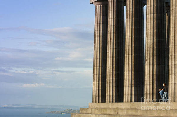 Britain Poster featuring the photograph National Monument on Calton Hill #1 by Andrew Michael