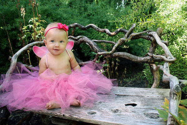 Baby Photography Poster featuring the photograph Pretty In Pink #1 by Kami McKeon