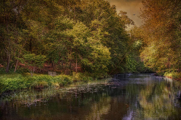 Landscape Poster featuring the photograph River Respite #1 by Robin-Lee Vieira