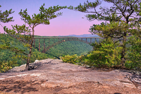 New River Gorge Bridge Poster featuring the photograph New River Gorge Bridge #6 by Mary Almond