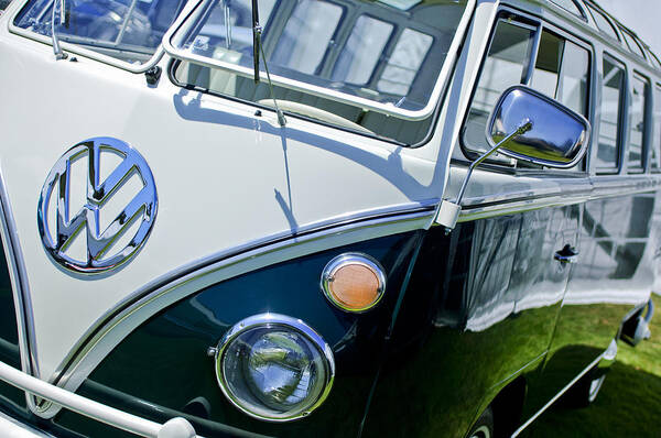 1966 Volkswagen Vw Microbus Poster featuring the photograph 1966 Volkswagen VW Microbus by Jill Reger