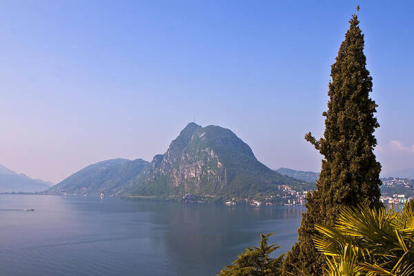 Travel Poster featuring the photograph Lago di Lugano #4 by Joana Kruse