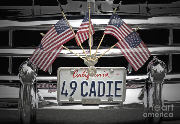 Cadillac Poster featuring the photograph 49 Caddy by Gwyn Newcombe