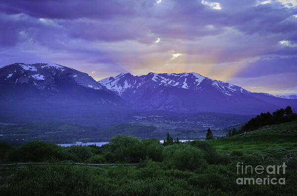 Colorado Sunset Poster featuring the photograph After Glow by David Waldrop