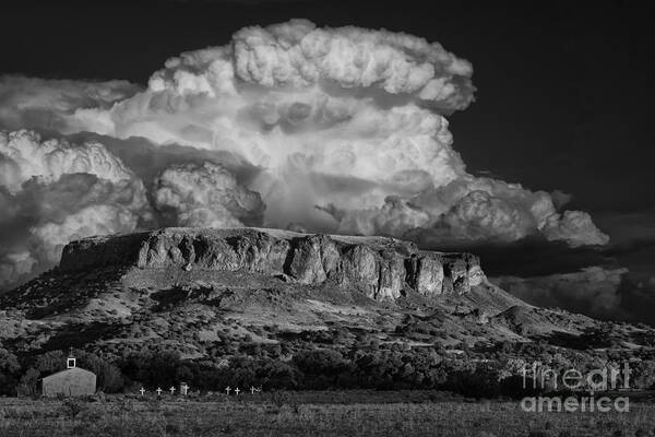 Thunderstorm Poster featuring the photograph Black Mesa by Keith Kapple
