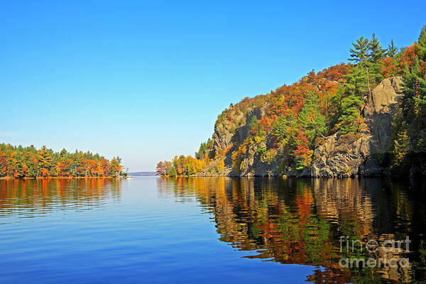 Ontario Poster featuring the photograph Bon Echo Provincial Park by Charline Xia