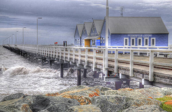 Busselton Poster featuring the photograph Busselton Jetty by Geraldine Alexander