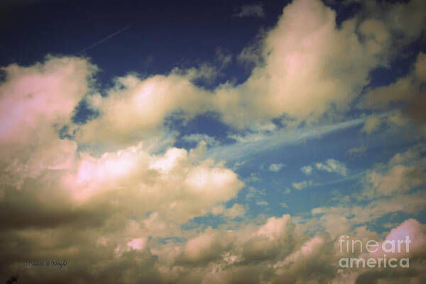 Clouds Poster featuring the photograph Clouds-1 by Paulette B Wright